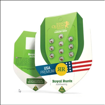 Royal Runtz Auto
- Royal Runtz x Ruderalis
- Sativa 50% / Indica 45% / Ruderalis 5%
- 7-8 Settimane 2
