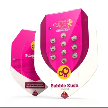 Bubble Kush
- Bubble Gum x O.G. Kush
- Indica 80% / Sativa 20%
- 8-10 Settimane 2
